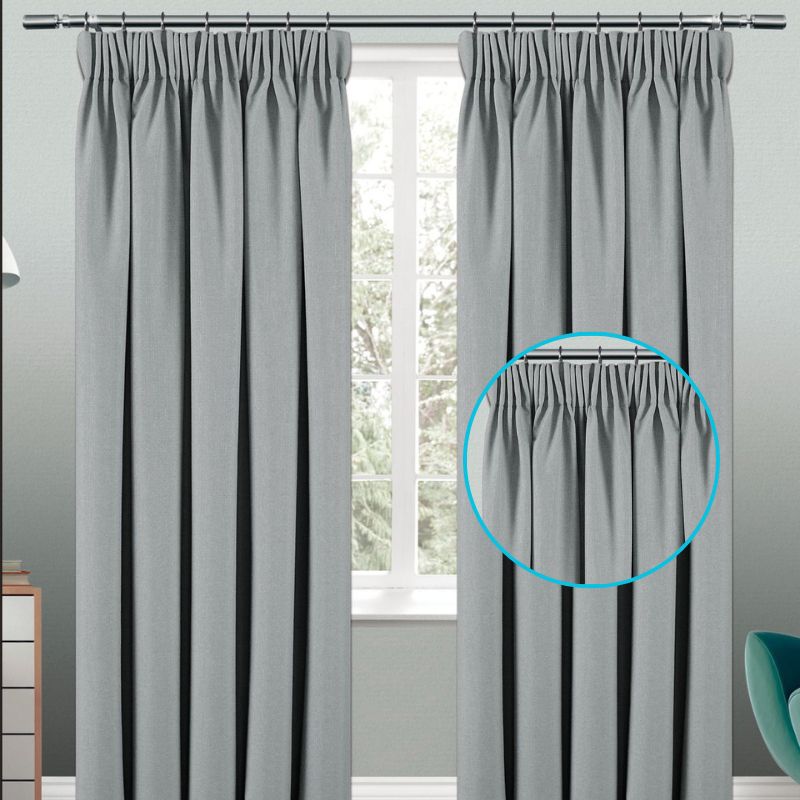 Pencil Pleat Curtains - Dubai Blinds Curtain